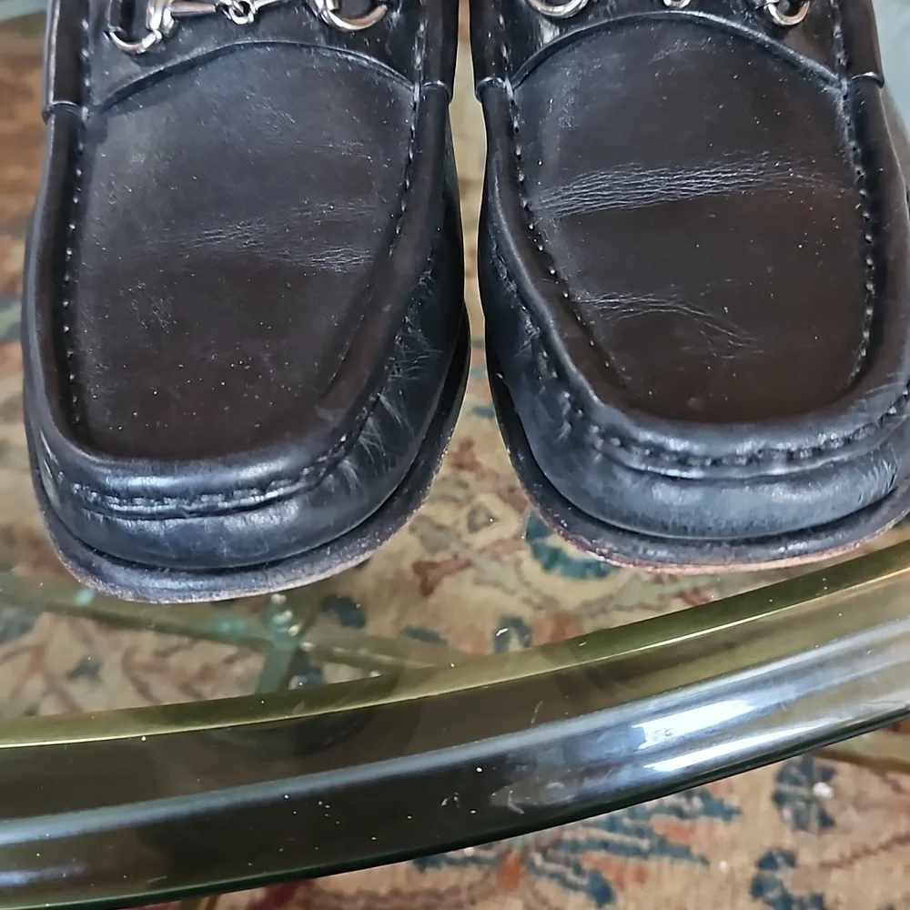 Vintage Gucci Horsebit Accent Loafers - Picture 2 of 15
